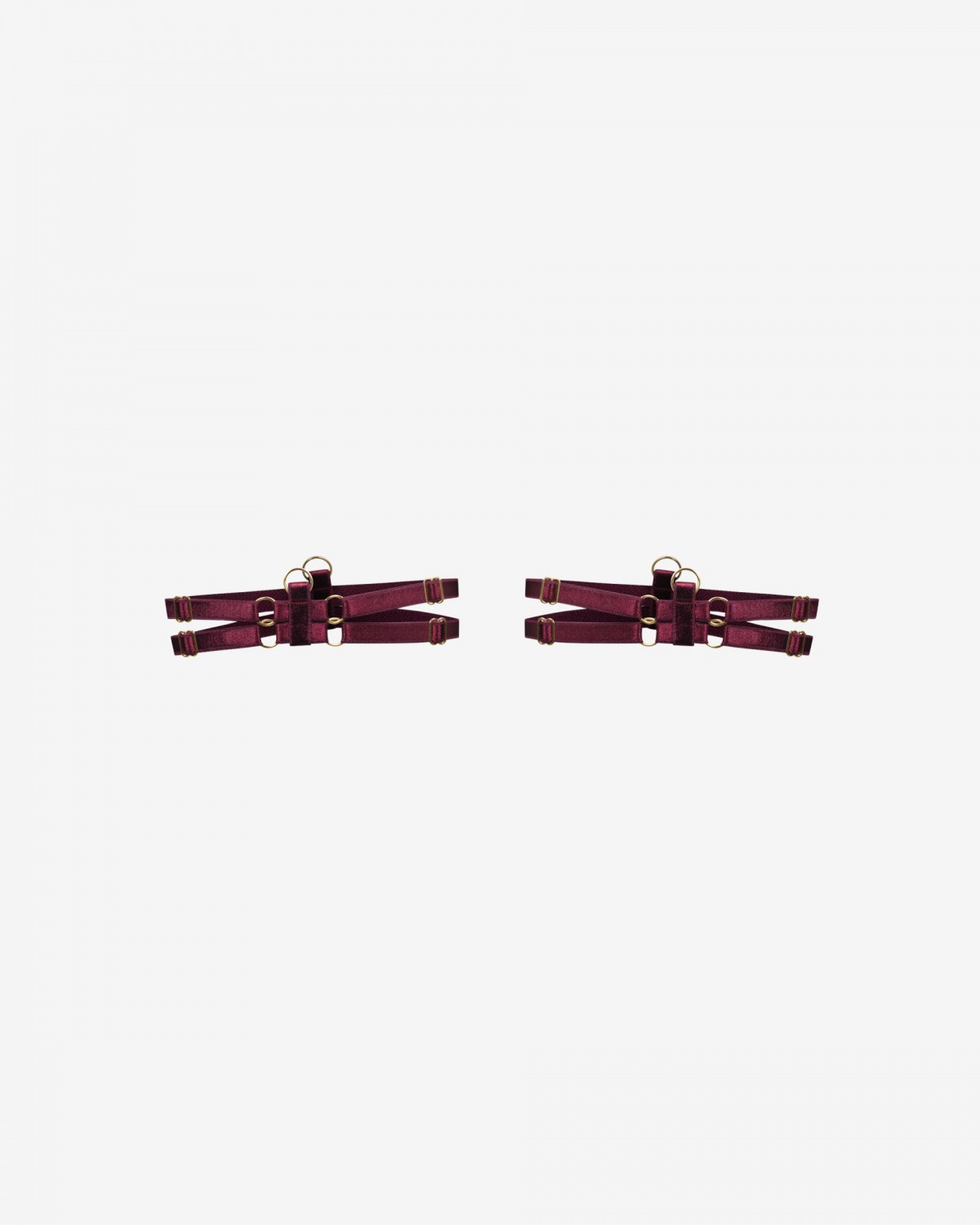 gwen burgundy // podwiązki